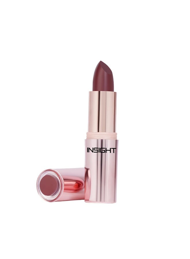 INSIGHT Hydra Fix Lipstick - Muted Crush| Semi Matte Finish | One Swipe Intense Pigmentation | Long Lasting | Lightweight | Hydrating Non Drying Formula - 4.2g - Image 1